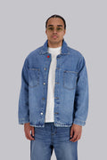 Redu Denim Shirt Jacket Light Blue