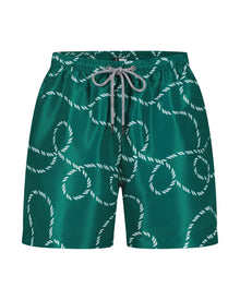 Green Ropes Swim Shorts