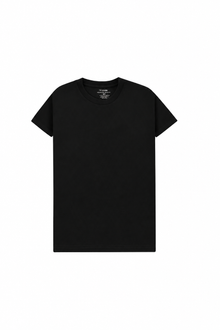Black Regular Fit Kids T-Shirt