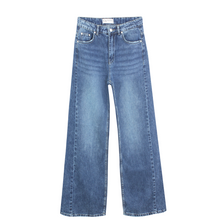 Dark Blue Flared Leg Jeans