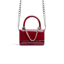 Mini Kylie Burgundy Glazed Leather