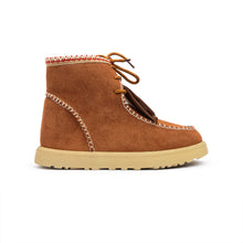 Havane Moccasin Laced Boot