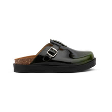 Green Duo Tone Vernis Clogs