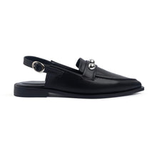 Mega Studded Slingback Flats Nappa