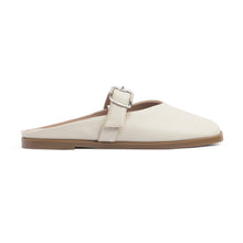 Buckle Round Mules Nappa