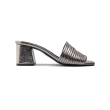 Micro Straps Mule Metallic