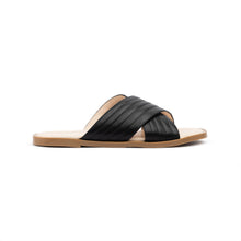 Padded Criss Cross Slippers Nappa