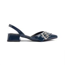 Cross Buckle Slingbacks
