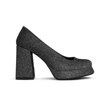 Platform Pumps Glitter