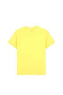 Yellow Basic Oversized Kids T-Shirt