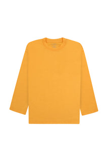 Orange Long Sleeve Oversized Kids Top