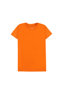 Sun Orange Regular Fit Kids T-Shirt