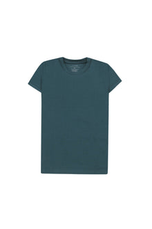 Petroleum Short Sleeves Basic Girls Top