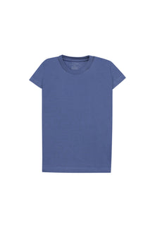 Indigo Short Sleeves Basic Girls Top