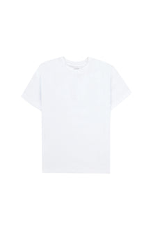 White Short Sleeves Basic Top