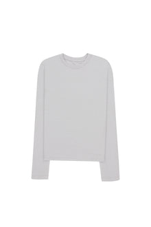 Grey Long Sleeves Basic Top