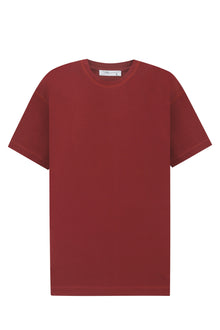 Maroon Long Boxy Oversized T-Shirt