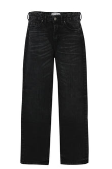 Dark Grey Wide Leg Jeans