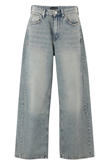 Light Blue Wash Flared Leg Jeans