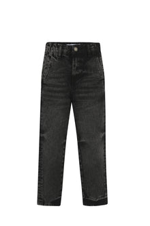 Dark Grey Slouchy Fit Jeans