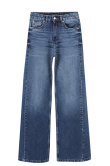 Blue Flared Leg Jeans