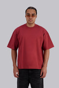 Maroon Boxy Oversized T-Shirt