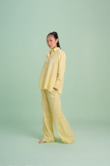 Butter Yellow Linen Pants