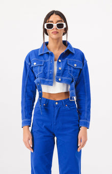 Belted Crop Jacket