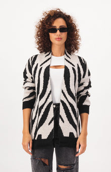 Zebra Cardigan
