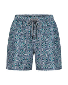 Blue Mandala Swim Shorts