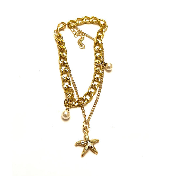 Gold Starfish Bracelet