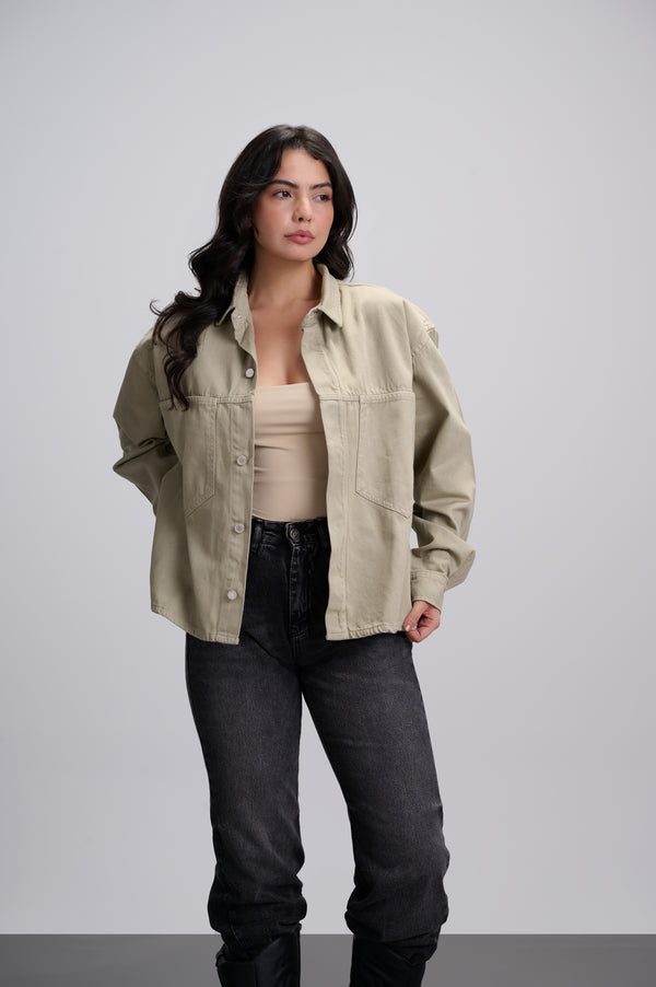 TGS Khaki Denim Jacket