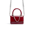 Mini Kylie Burgundy Glazed Leather