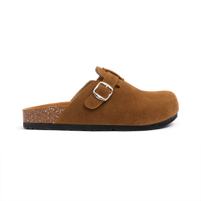 Havane Suede Clogs