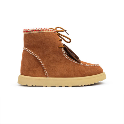 Havane Moccasin Laced Boot
