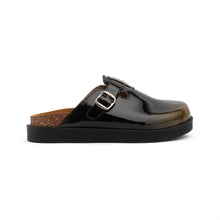 Beige Duo Tone Vernis Clogs