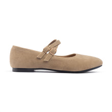 Duo Mary Jane Ballerina Suede Flats