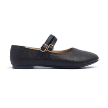 Duo Mary Jane Ballerina Metallic Shimmer Flats