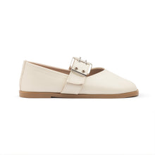 Buckle Strap Mary Jane Flats Nappa
