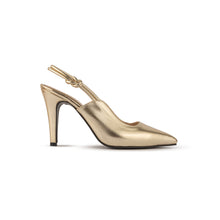 Knotted Slingbacks Metallic
