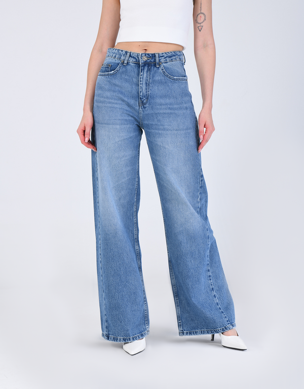 Light Blue Flared Leg Jeans