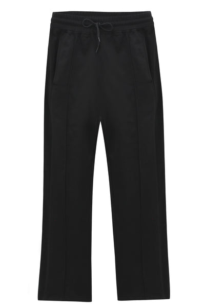 Black Double  Zigzag Sweatpants