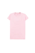 Pink Short Sleeves Basic Girls Top
