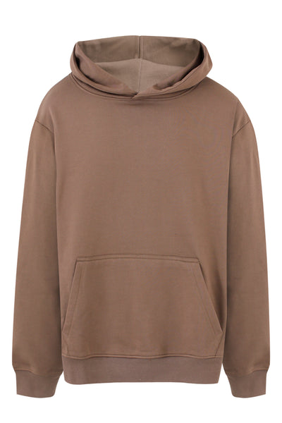 Dark Beige Basic Hoodie
