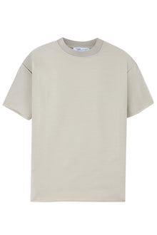 Khaki Short Sleeves Oversized T-Shirt