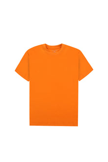 Sun Orange Basic Oversized Kids T-Shirt