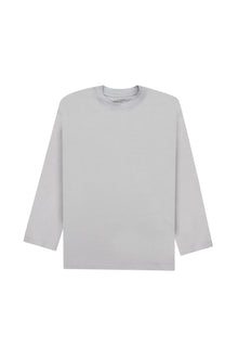 Light Grey Long Sleeve Oversized Kids Top