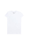 White Short Sleeves Basic Girls Top