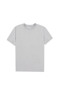 Grey Short Sleeves Basic Top