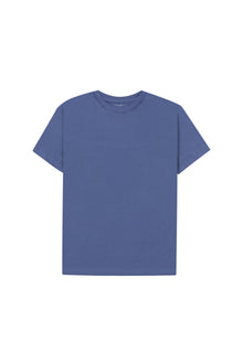 Indigo Short Sleeves Basic Top